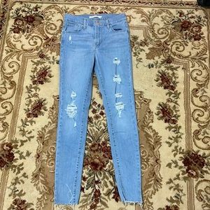 LEVI 720 HIGH RISE SUPER SKINNY WOMEN'S JEANS size 26